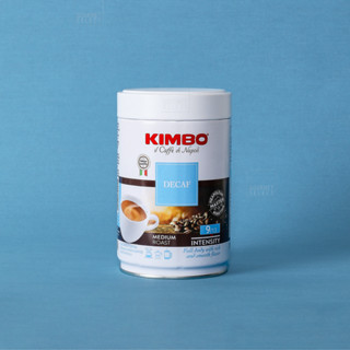 KIMBO Ground Coffee DECAF เมล็ดกาแฟแท้คั่วบด คิมโบ ดีแคฟ (คาเฟอีนต่ำ) 250 g. (Imported from ITALY)