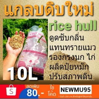 แกลบดิบ(rice hull) แกลบสะอาด ปลอดเชื้อรา/แมลง (my media)