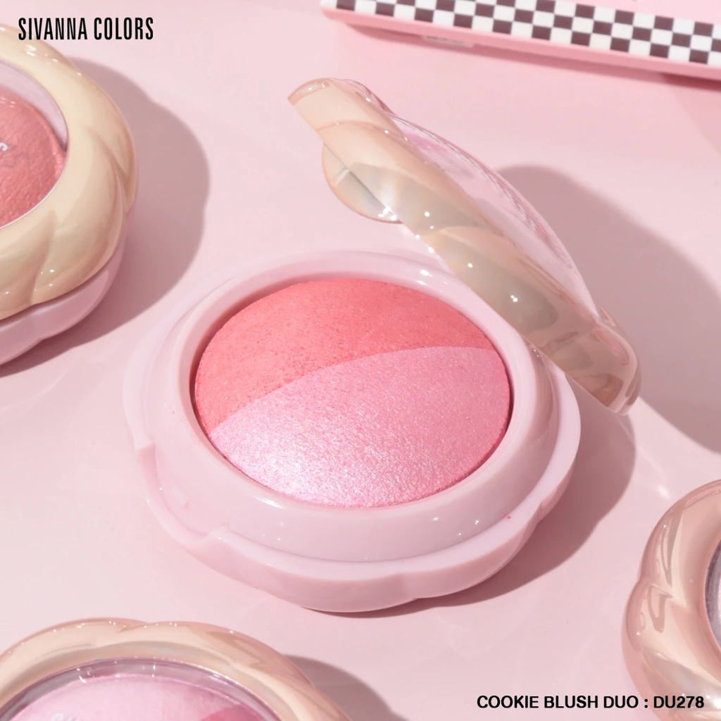 Sivanna Cooie Blush Duo DU278 บรัชออน ปัดแก้มคุ้กกี้ 2 โทน thumbnail 6