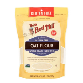 Bobs Red Mill (BRM) Gluten Free Whole Grain Oat Flour 18oz. แป้งจากข้าวโอ๊ต (ของแท้100%) มีหน้าร้าน