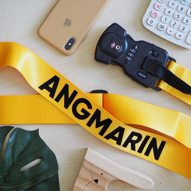 AMBASSADOR สายรัด กระเป๋าเดินทาง ล้อลาก ทำชื่อได้ หัวล็อค TSA LOCK พร้อม ที่ชั่งน้ำหนัก By Swishnavy - รูปที่ 4