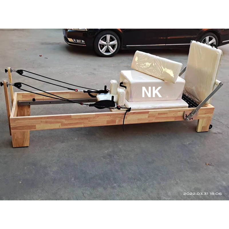 (ตอนนี้พรีออเด้อลดเพิ่มอีก1,000.-) เครื่องเล่น pilates reformer ไม้โอ๊คแท้100% นำเข้าเอง