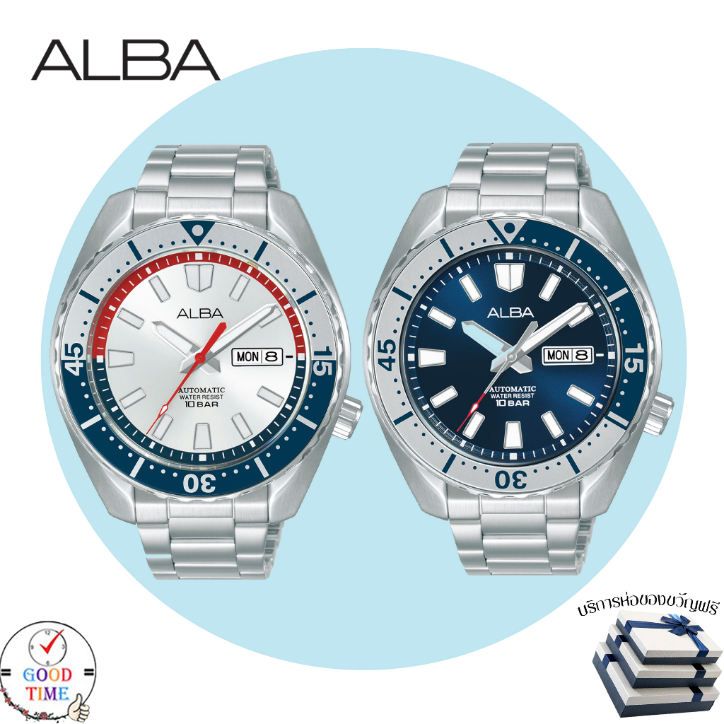 ALBA Makushita Thailand Creation Automatic นาฬิกาข้อมือผู้ชาย รุ่น AL4433X1,ALBA AL4435X