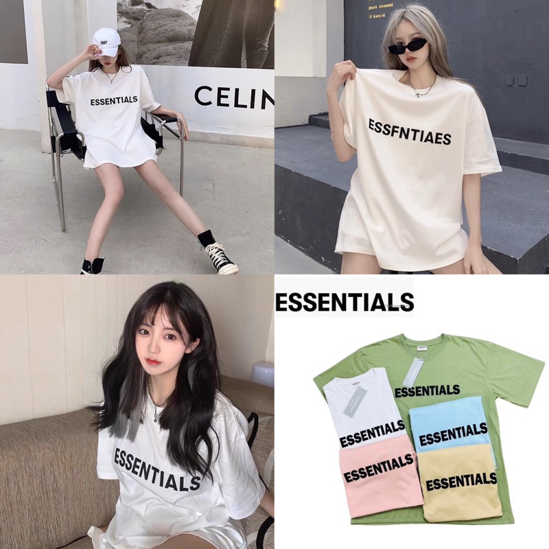 STF_SHOP เสื้อยืดแขนสั้นคอกลมงานคอป้ายสกรีนหน้า เสื้อFree Size อก 44-ยาว 29 งาน unisex ใส่ได้ทั้งหญิง-ชาย