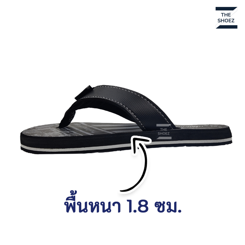 รองเท้าผู้ชาย พื้นยางนิ่ม หูหนีบ หูสองชั้น รุ่น MD-KB