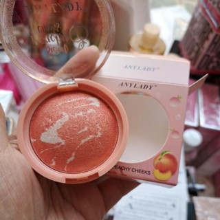 บรัชออนหน้าเงา sweet peachy cheeks
