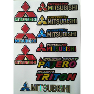 ฟอย์สติ๊กเกอร์แต่งรถ #MITSUBISHI #มิตซูบิชิ ( สะท้อนแสงทุกแบบ )