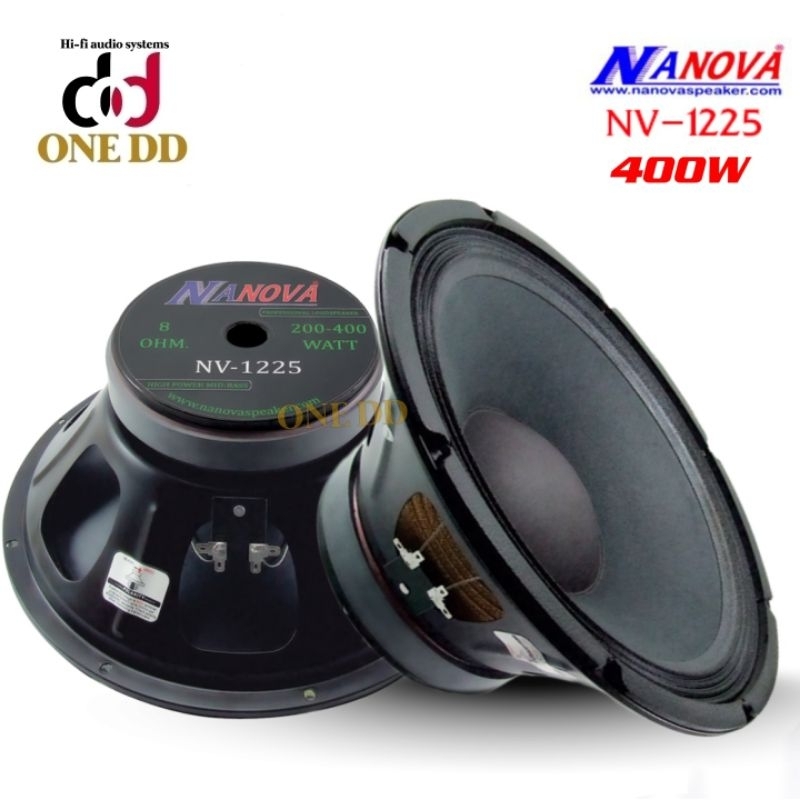 ดอกลำโพง 12 นิ้ว Nanova NV-1225 MID BASS 200-400W. (1ดอก)