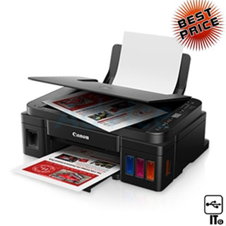 CANON PIXMA G3010 + INK TANK เครื่องพิมพ์ เครื่องสแกน Copy-Scan / WiFi / Google Cloud Print ประกัน 1Y