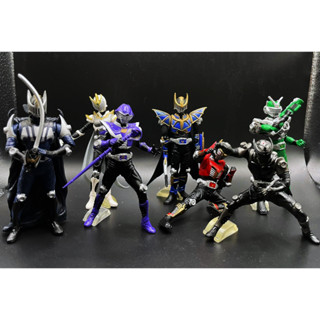 มาสไรเดอร์ริวคิ โมเดล kamen rider ryuki gashapon maskedrider bandai งานมือ1ของแท้ ตั้งโชว์ ครบ 7ตัว ตามใบปิด