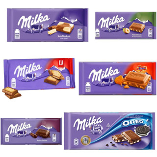 Milka chocolate bar 100 g. ช็อคโกแลตเเท้นำเข้า