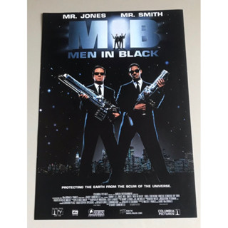 Handbill (แฮนด์บิลล์) หนัง “Men in Black” ใบปิดไทย จากค่ายวิดีโอ ราคา 129 บาท