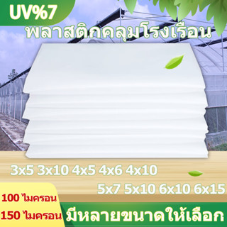 พลาสติกใสคลุมโรงเรือน โรงเรือน พลาสติกใส พลาสติก UV7% โรงเรือนแคคตัส คลุมโรงเรือน ความหนา100-150ไมครอน พลาสติกโรงเรือน