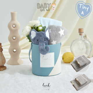 ชุดของขวัญเด็กแรกเกิด - TINY A ฟ้า: Twist (ของขวัญเยี่ยมคลอด, Baby Shower Gift, Newborn Gift)