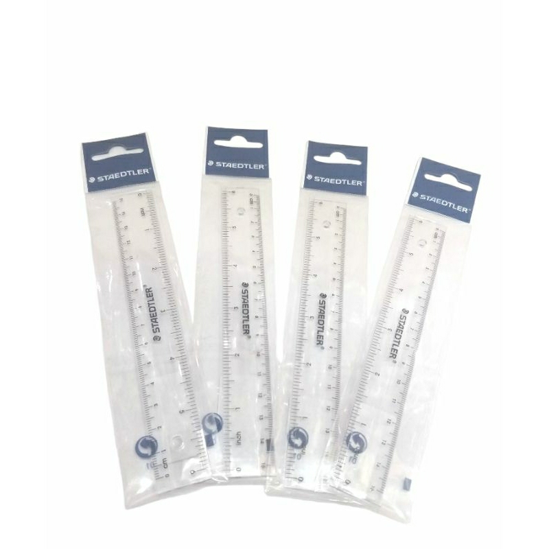 ไม้บรรทัด พลาสติกใส STAEDTLER  No.562  ขนาด 15,20 ซม. บรรจุ :1อัน