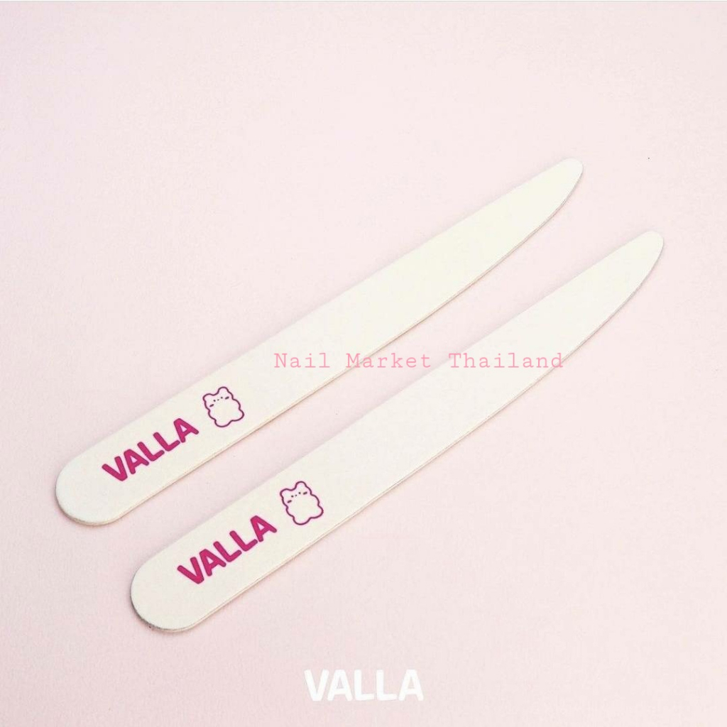 ขายแยกชิ้นและแบบคู่ ตะไบบาง / บัฟฟองน้ำ แบรนด์ Valla Korea เกรดพรีเมี่ยม นำเข้าจากเกาหลี พร้อมส่ง