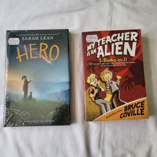 หนังสือ ภาษาอังกฤษ หนังสือฝึกอ่านภาษาอังกฤษ Hero Sarah Lean My teacher is an alien Bruce Coville วรรณกรรม ต่างประเทศ