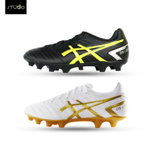 [สินค้าลิขสิทธิ์แท้ 100%] รองเท้าฟุตบอล Asics DS LIGHT WHITE-RICH GOLD A074