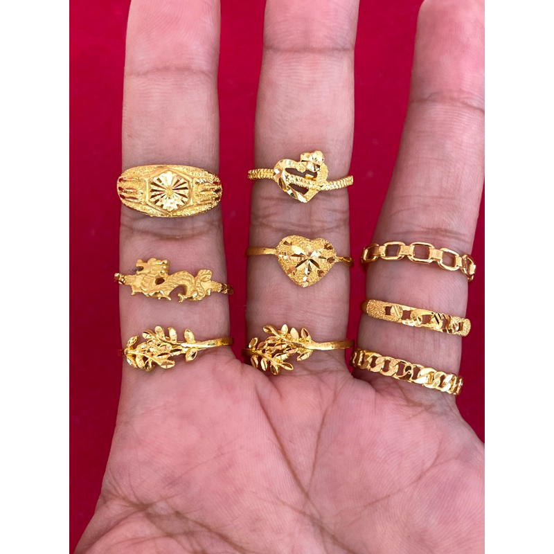 💍ครึ่งสลึง แหวนทองคำแท้ 96.5%💍