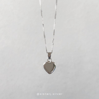 Sister J. strong heart pendant จี้หัวใจเงินแท้ (เฉพาะจี้) /silver925