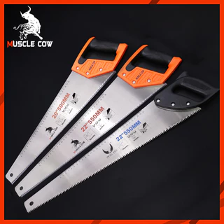 MUSCLE COW เลื่อยตัดไม้ มีสองขนาด 20" และ 22" เลื่อยมือ เลื่อยกิ่งไม้