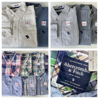 Abercrombie&amp;Fitch เสื้อเชิ้ตแขนยาวผู้ชาย ไซด์ S