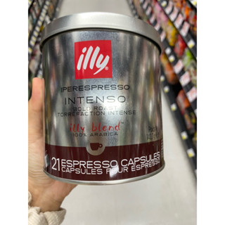 Capsule Coffee Dark Roasted ( Illy Brand ) 140.7 G. กาแฟคั่วบด ชนิดผง บรรจุในกระบอก ( ตรา  อิลลี่ ) แคปซูล คอฟฟี่ ดาร์ก โรสแตส