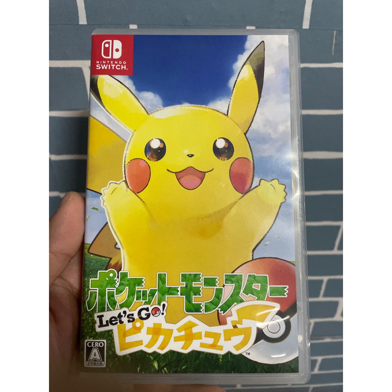 แผ่นสวิชมือสอง pokemon let’s go pikachu