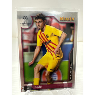 2021-22 Topps Merlin Chrome UEFA League Soccer Cards Barcelona