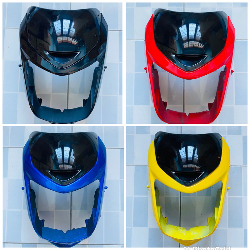 169 บาท (ARM) หน้ากากหน้าพร้อมบังไมล์  Sonic โซนิค ตัวเก่า ปี 2000-2003 (รุ่นมีบังไมล์) Motorcycles