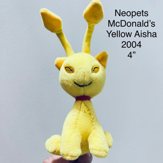 #ตุ๊กตา #Neopets #McDonald’s #Yellow #Aisha #ปี2004 #ขนาด4” #สีเหลือง #หายาก #นักสะสมห้ามพลาด #ลิขสิทธิ์แท้