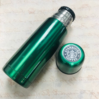 Starbucks Thailand : Stainless Steel Green Water Bottle 12oz