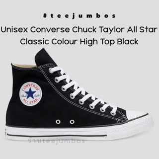 รองเท้า Unisex Converse Chuck Taylor All Star Classic Colour High Top Black 🌵🌈🔥 สินค้าพร้อมกล่อง รองเท้าสีดำ