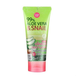 Cathy Doll 99% Aloe vera &amp; Snail Serum Soothing Gel เจลว่านหางจระเข้ 60 กรัม เคที่ดอลล์ อโลสเนล เจลว่านหอย 441512