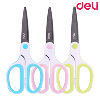 กรรไกรเทฟล่อน กรรไกรTEFLON Deli 6054 (175mm) Scissors ตัดเทปกาวได้ ตัดอาหารได้ ล้างได้ไม่เป็นสนิม กรรไกรห้องครัว [S24]