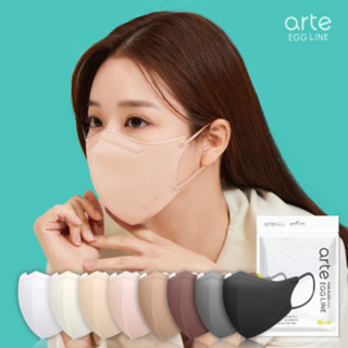 ✨แบบใหม่✨หน้ากากอนามัย KF94 Arte Eggline Bird Beak Color Mask Medium บรรจุ 10ชิ้น/แพ็ค (ไม่มีซีลแยกชิ้น) แมสหน้าเรียว