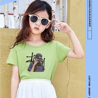 K-2341-SHORT 3สี เสื้อยืดเด็ก เสื้อเด็กน่ารัก เสื้อเด็กราคาปลีก-ส่ง