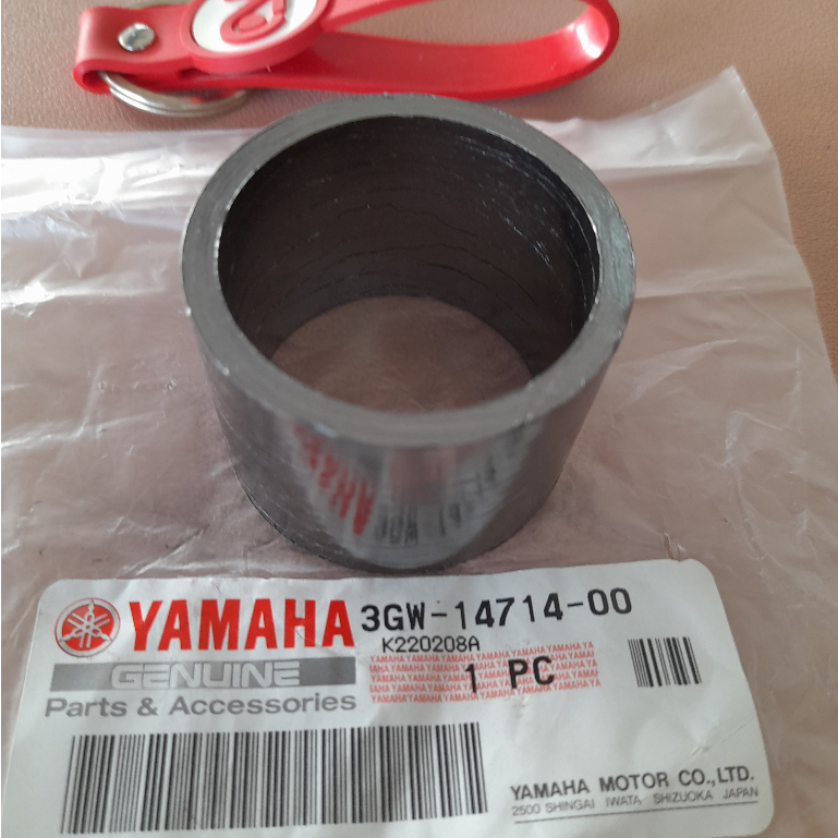 3GW1471400 ปะเก็นท่อไอเสีย กลาง SR400 แท้ Gasket Muffler 3GW-14714-00 2J2-14714-00
