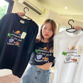🌷เสื้อยืดผ้าคอตตอน comfy cotton 100% อก 40"