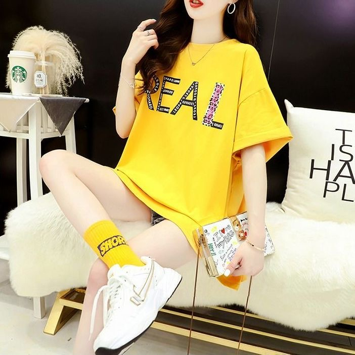 ืno1shop เสื้อยืดผูหญิง เสื้อครอป เสื้อโอเวอร์size