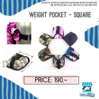 weight pocket bag square พร้อมส่งจากไทย