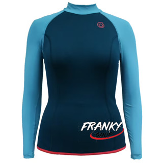 เสื้อดำน้ำแขนยาวสำหรับผู้หญิง เสื้อผ้าดำน้ำตื้น Long sleeve diving shirt for women