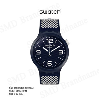 SWATCH นาฬิกาข้อมือ รุ่น BIG BOLD BBCREAM Code: SO27N101