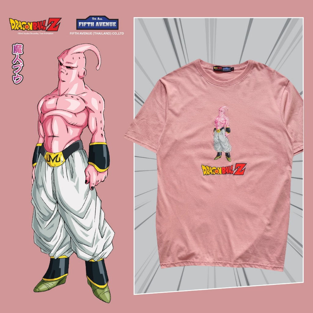 NEW! เสื้อยืดดราก้อนบอลแซด ลาย Buu จอมมารบู  ของแท้ลิขสิทธิ์จากญี่ปุ่น  DragonballZ พร้อมส่ง!!