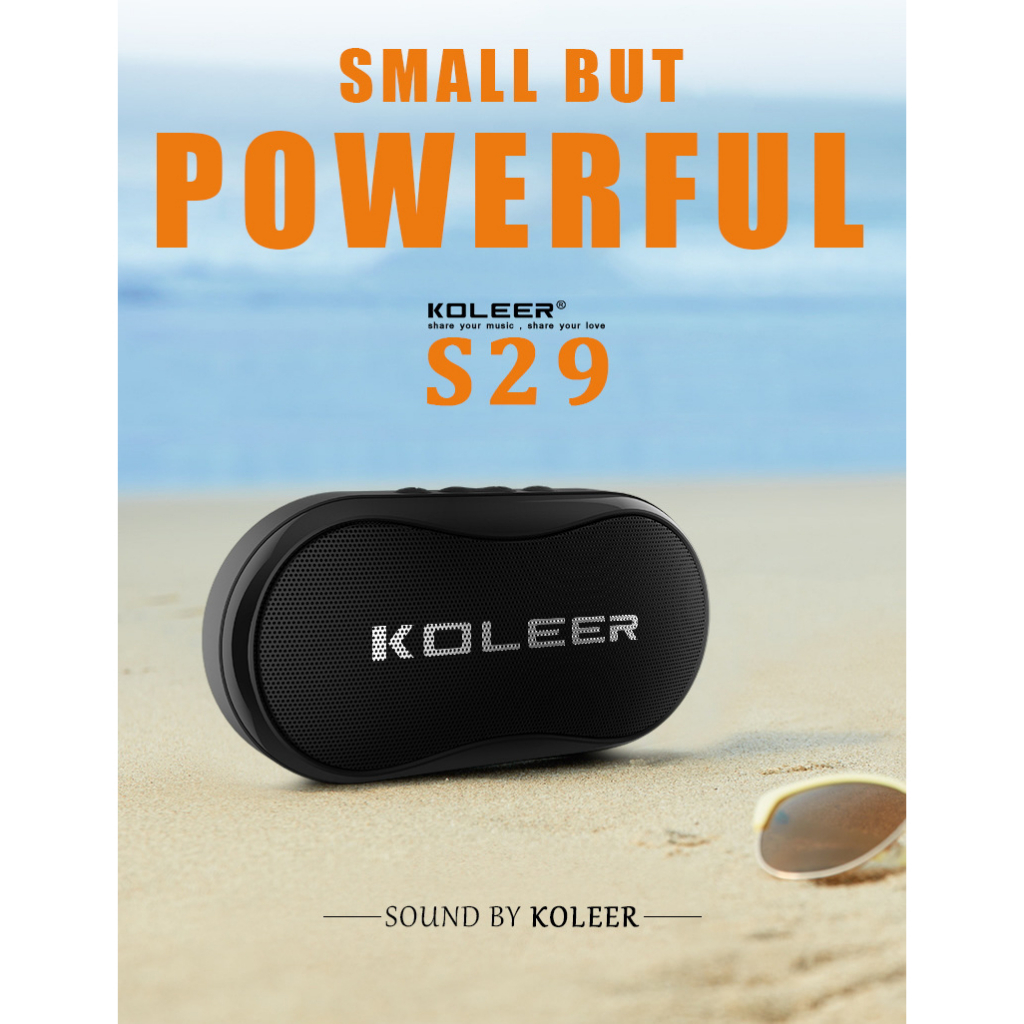 KOLEER S29 Bluetooth 5.1 ลำโพงบลูทูธ ลำโพงไร้สาย เสียงดี รูปที่ 3