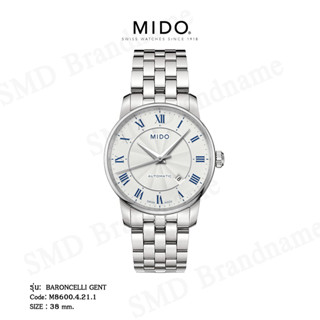 MIDO นาฬิกาข้อมือผู้ชาย รุ่น BARONCELLI GENT Code: M8600.4.21.1