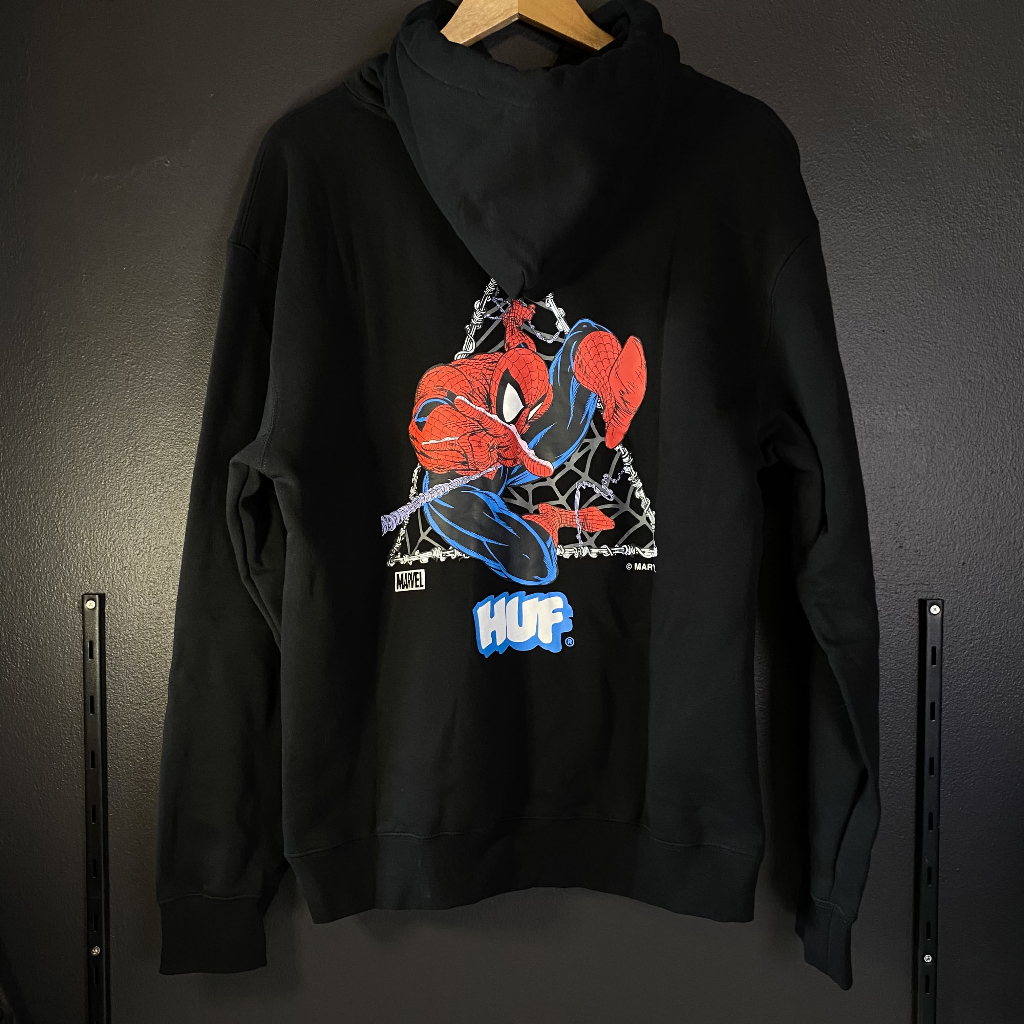 [Hustle.store]เสื้อ Hoodie HUF Marvel Spider Man มือ1ของแท้พร้อมส่ง‼️‼️‼️‼️‼️‼️‼️‼️