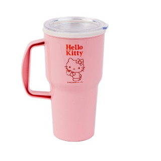 Moshi Moshi แก้วน้ำ มีหูจับ แก้วน้ำพร้อมฝาปิด ลาย Hello Kitty ลิขสิทธิ์แท้จาก Sanrio รุ่น 6100002545