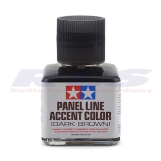 TAMIYA 87140 PANEL LINE ACCENT COLOR (DARK BROWN)