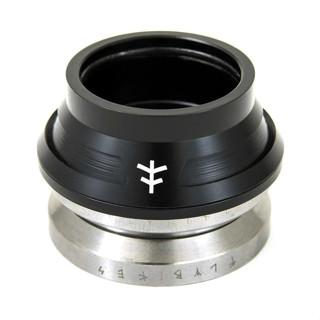 แบริ่งลูกปืนคอจักรยาน BMX Flybikes Volcano Headset 15mm Flat Black